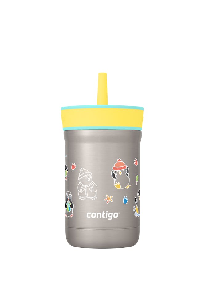 Kids Leighton Spill-Proof Stainless Steel Tumbler with Straw, 12oz H6