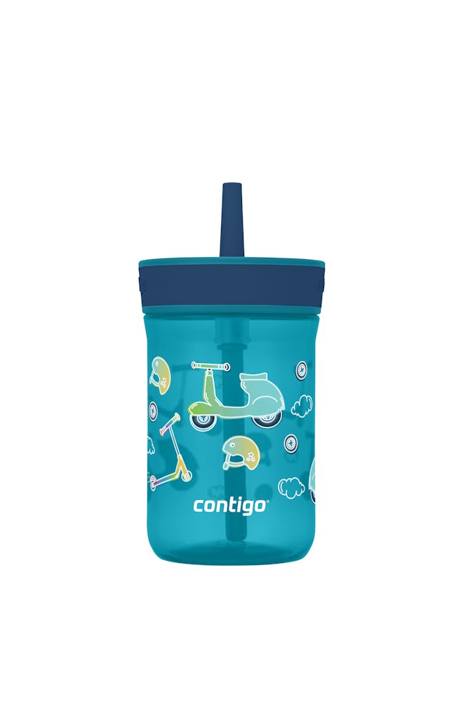 Kids’ Leighton Straw Tumbler with Spill-Proof Leak-Proof Lid, 14oz C6