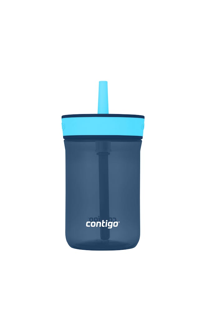 Kids’ Leighton Straw Tumbler with Spill-Proof Leak-Proof Lid, 14oz N9