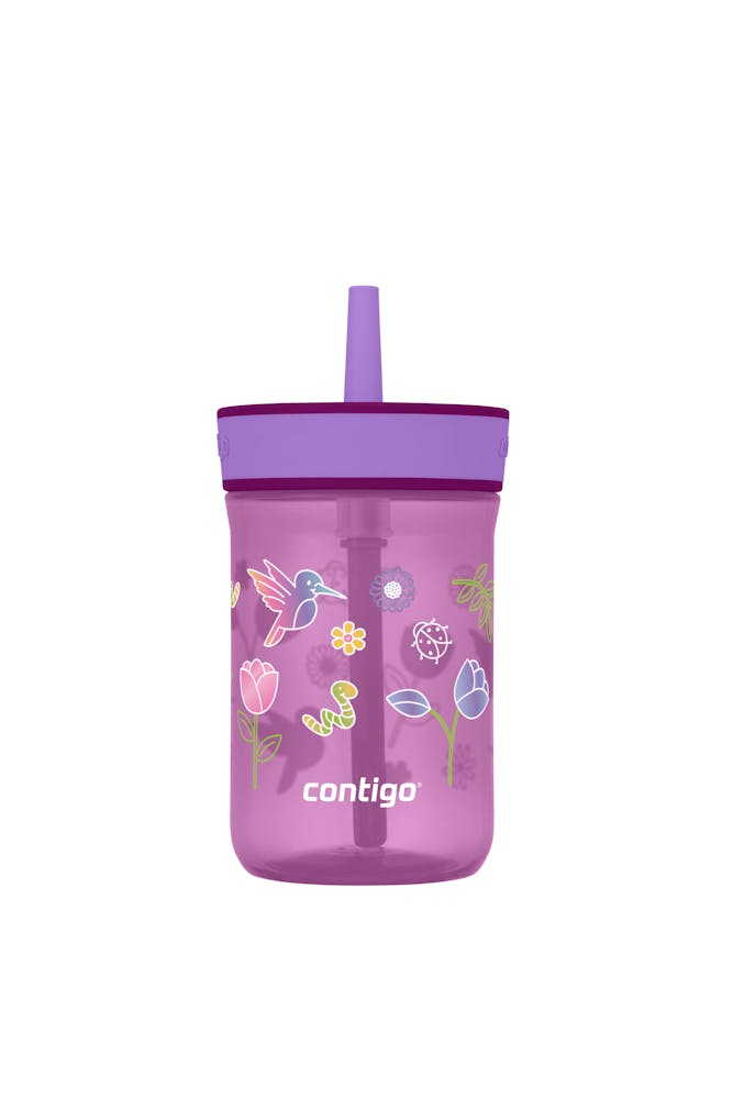 Kids’ Leighton Straw Tumbler with Spill-Proof Leak-Proof Lid, 14oz C6