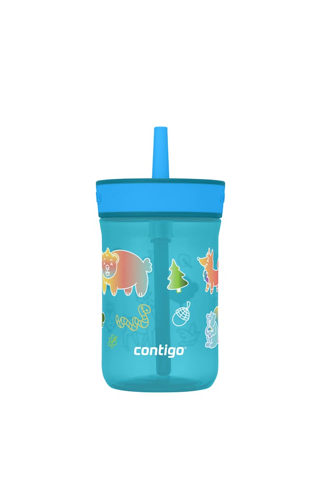 Kids’ Leighton Straw Tumbler with Spill-Proof Leak-Proof Lid, 14oz N9